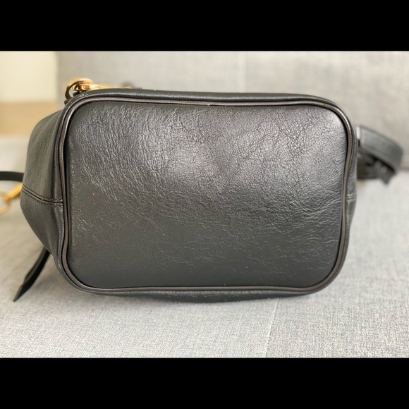 Chloe Faye authentic small black leather backpack - Picture 3 of 9